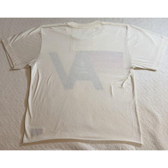 Aviator Nation Logo Boyfriend Crop Tee - White Women's Size XS - Picture 5 of 8